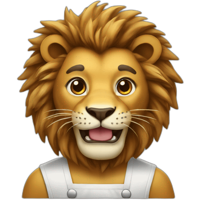 lion cook emoji