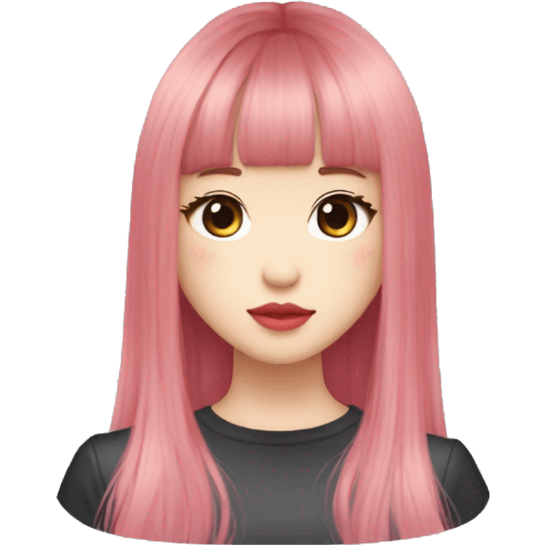 Lalisa Manobal from Blackpink 2016 debut emoji