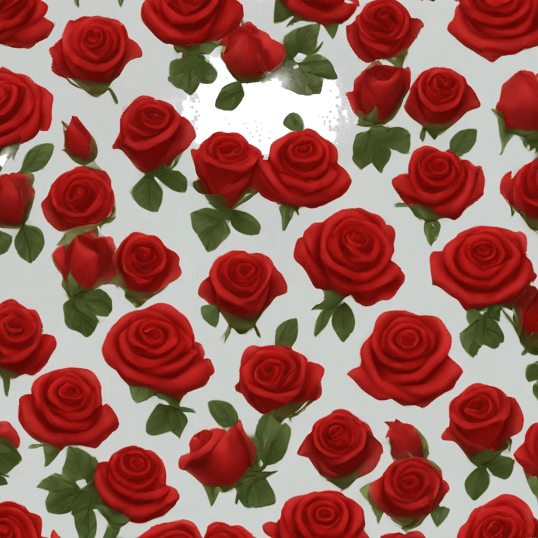 Red roses bouquet emoji