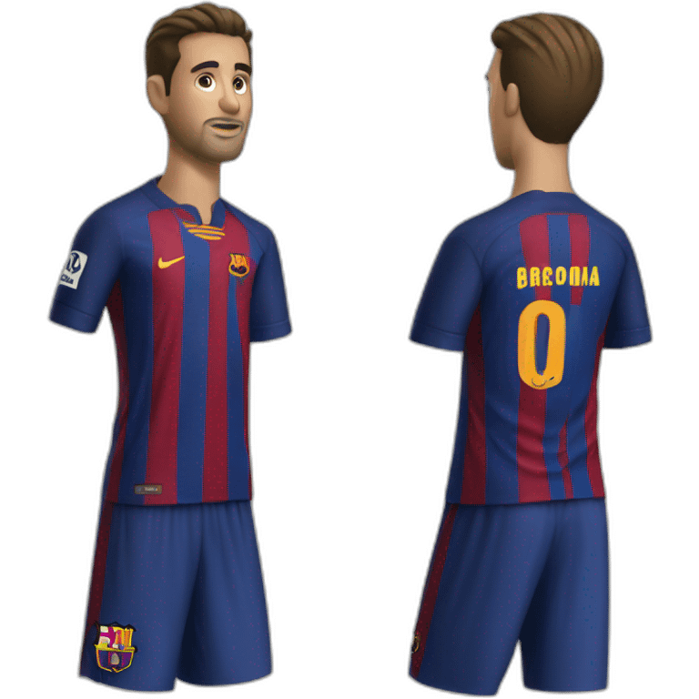 Camisa fc Barcelona emoji