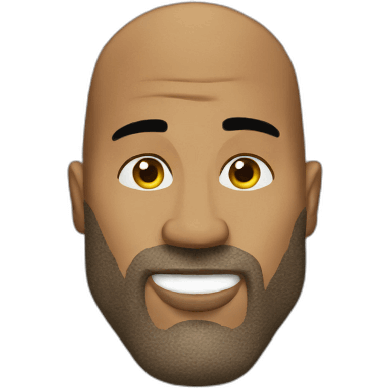 the rock with chest hair emoji