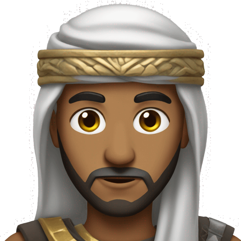 arab warrior call out emoji