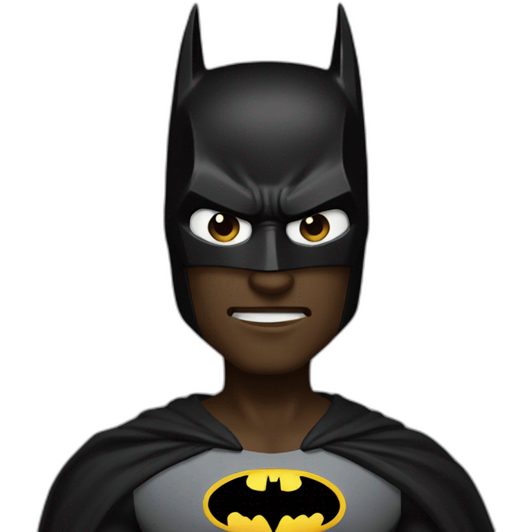 batman dark emoji