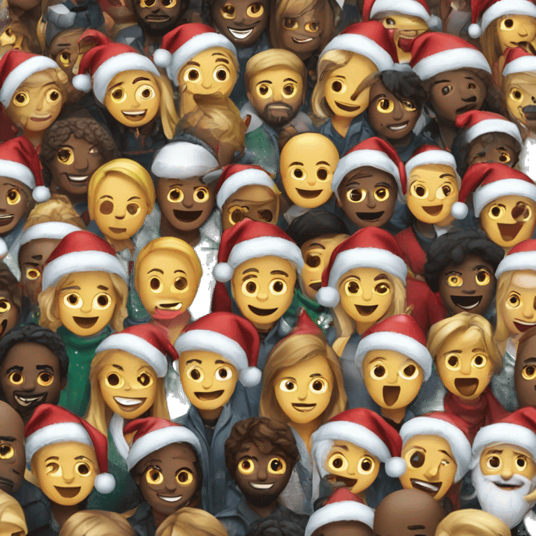 Christmas Party between musicians emoji