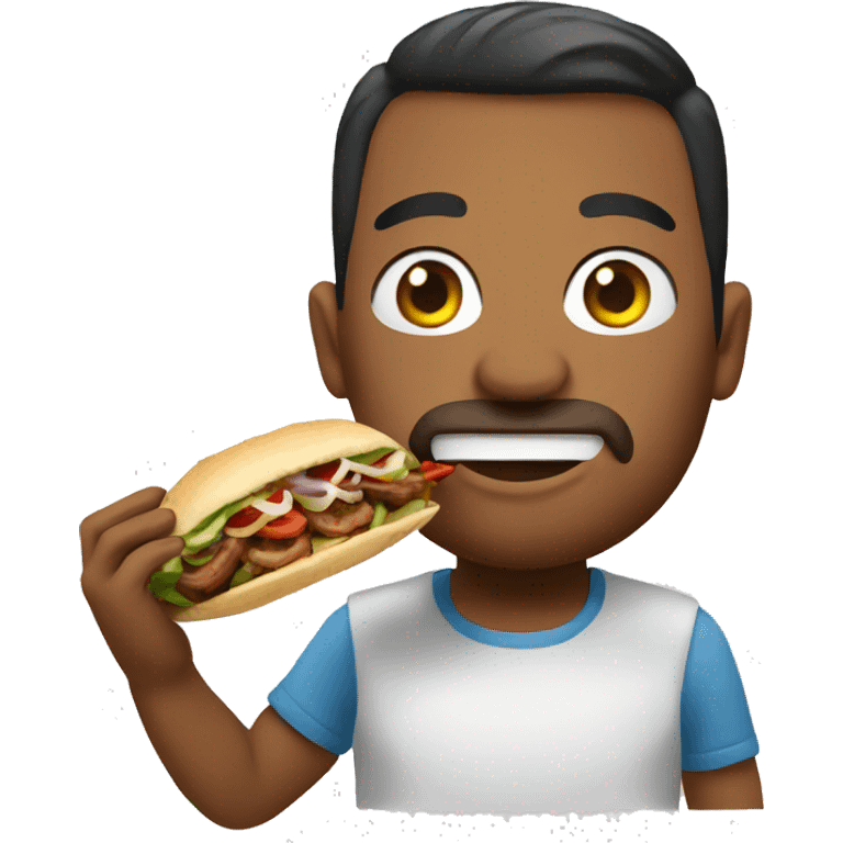 Me eating kebab emoji