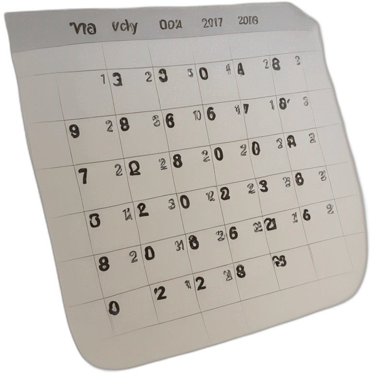 calendar emoji