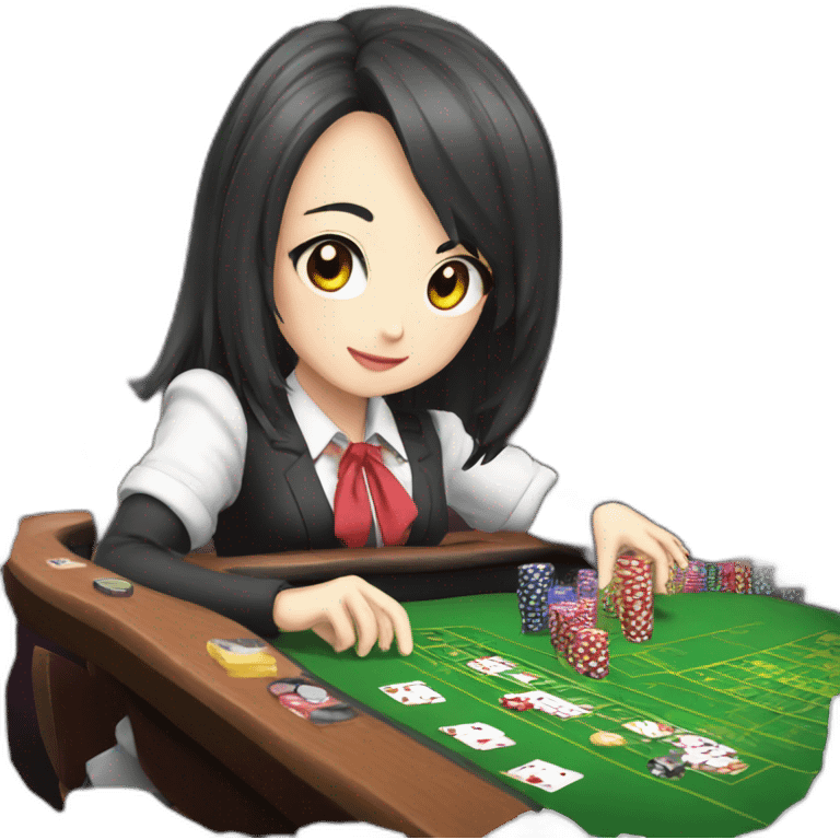 Gambling school yumeko  emoji