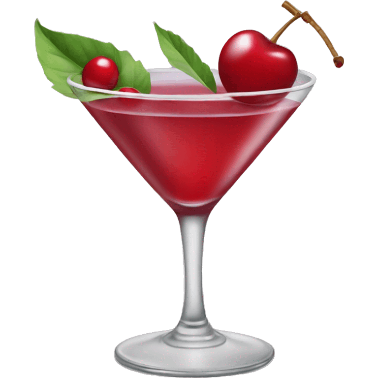 Cherry martini emoji