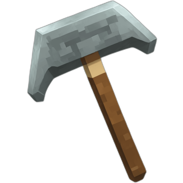 Minecraft pickaxe emoji