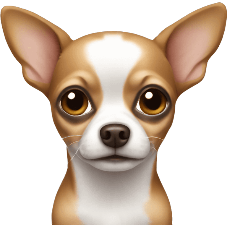 Chihuahua brown and white  emoji