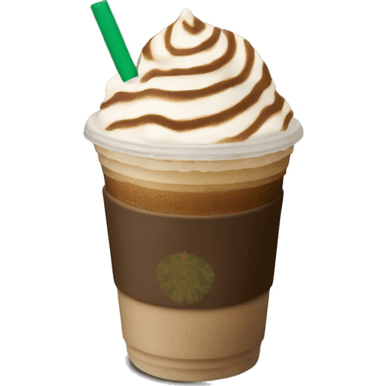 Starbucks frappucino emoji