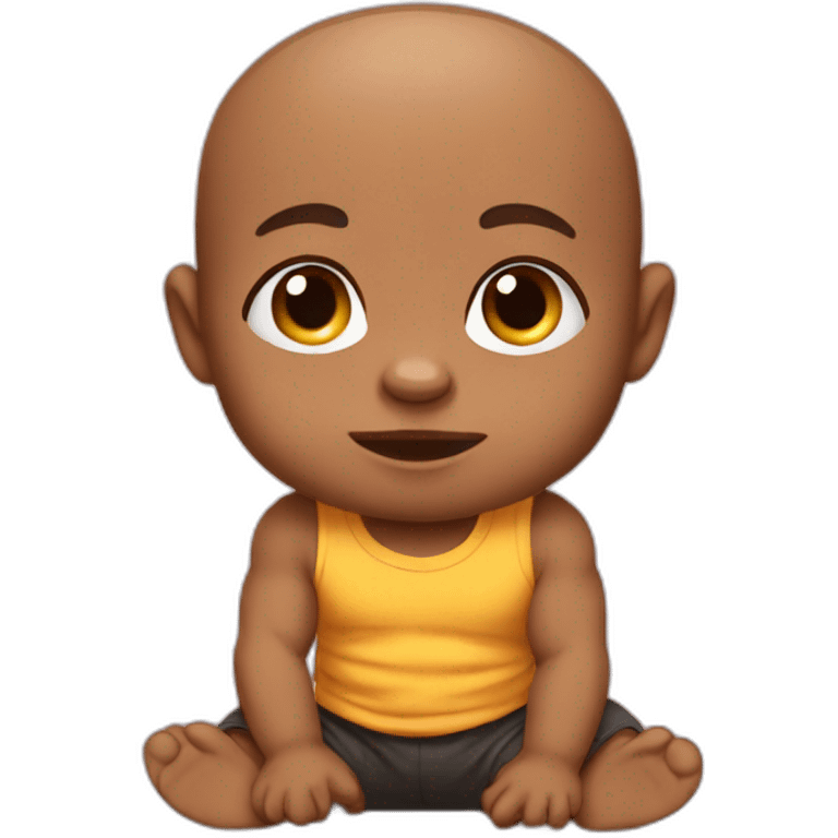 Baby bully American emoji