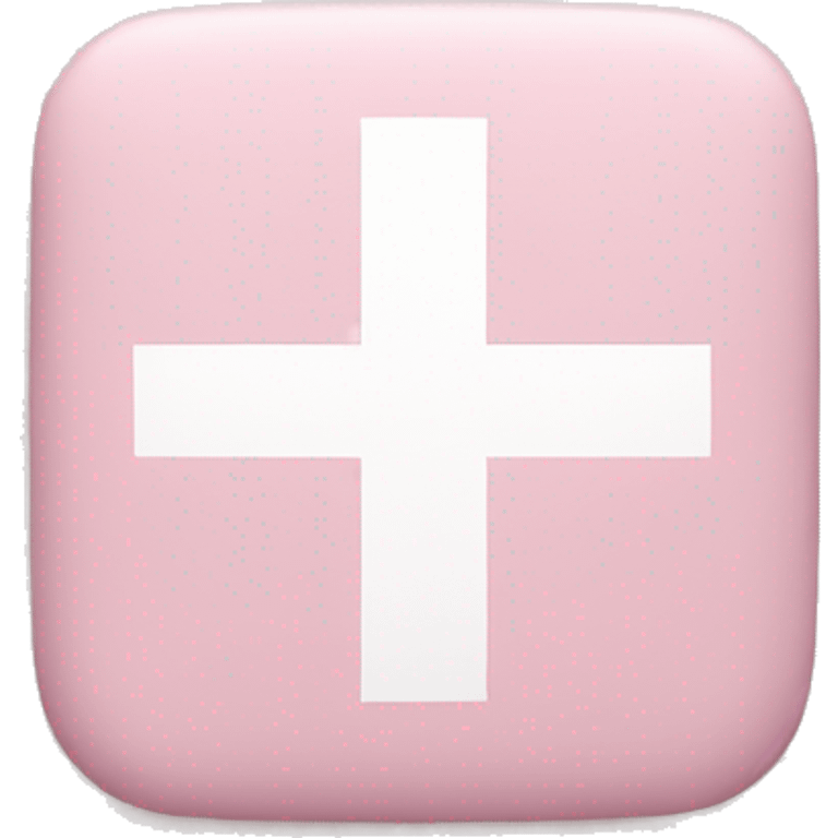 pastel pink first aid emoji