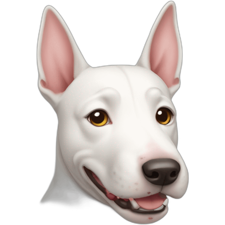 Cute little Bull Terrier emoji