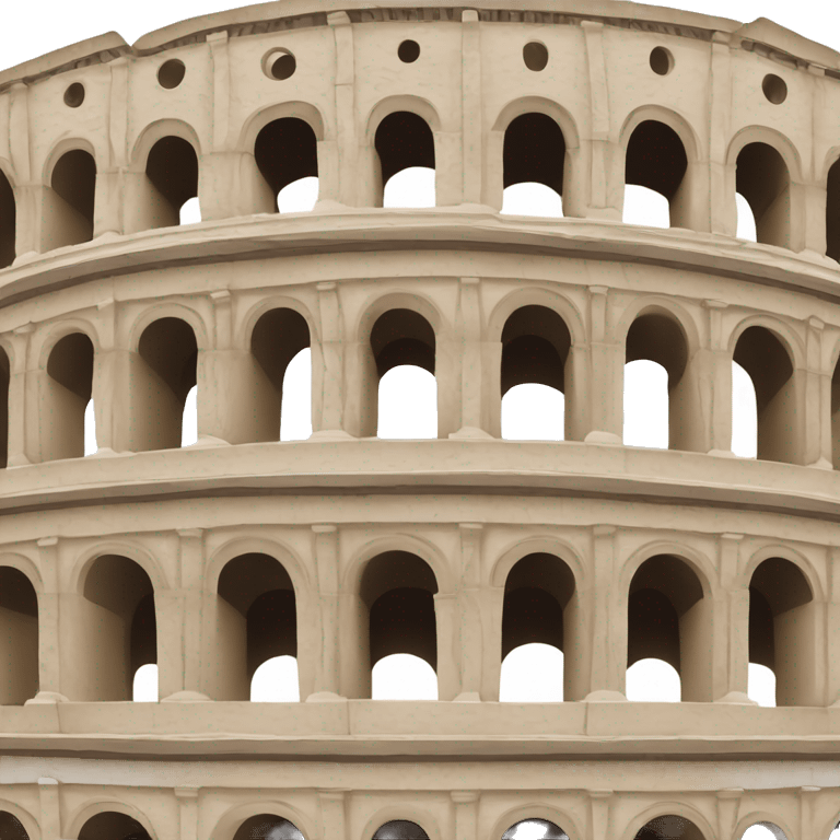 Rome colosseum in apple emoji style emoji