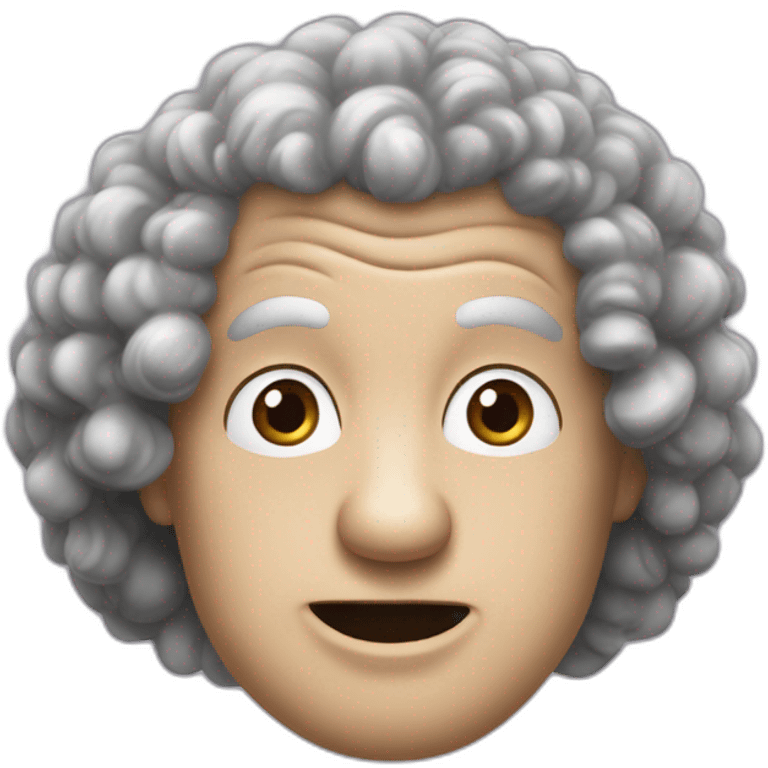 Curly of the three stooges emoji