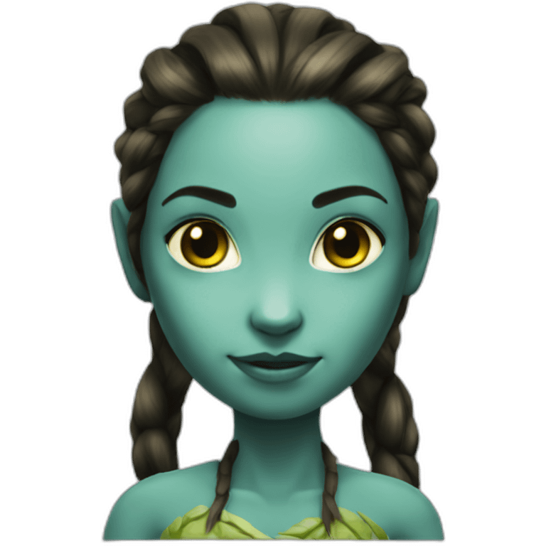 An Avatar Na'vi girl emoji