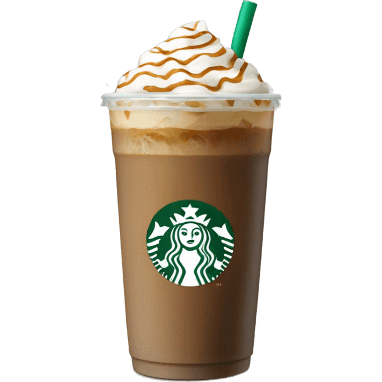 starbucks vanilla iced coffee  emoji