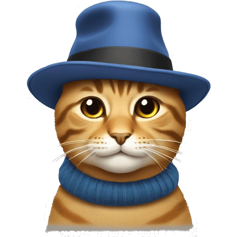 CAT with hat emoji