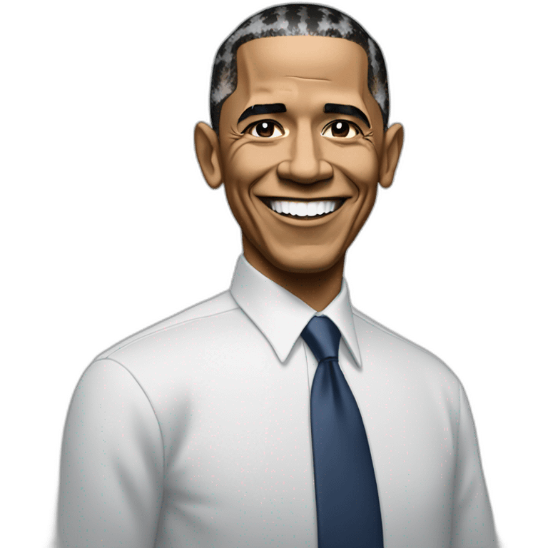 Obama dar este alb emoji