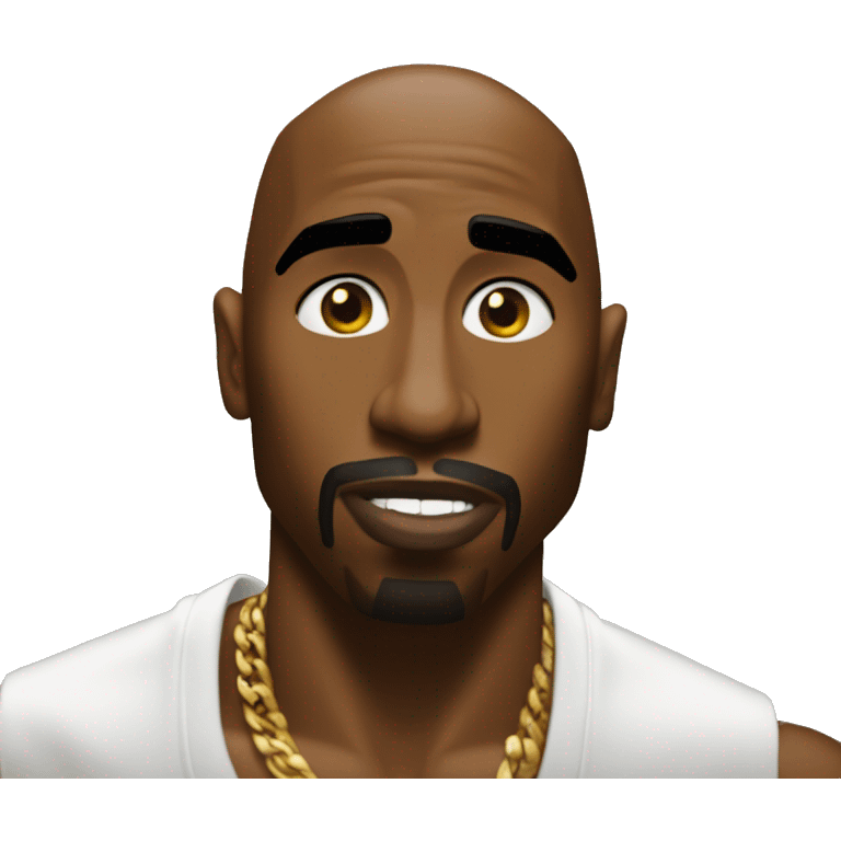 2pac haciendo el símbolo de west side emoji