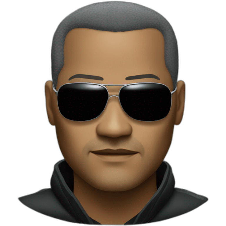 Morpheus, Lawrence fishburne from the matrix emoji