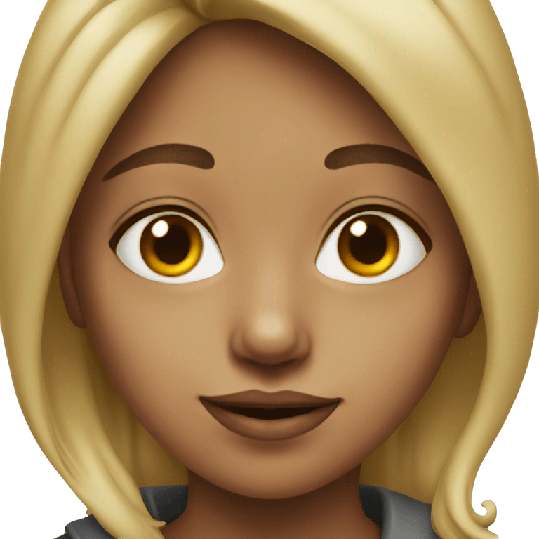 realistic portrait of girl emoji