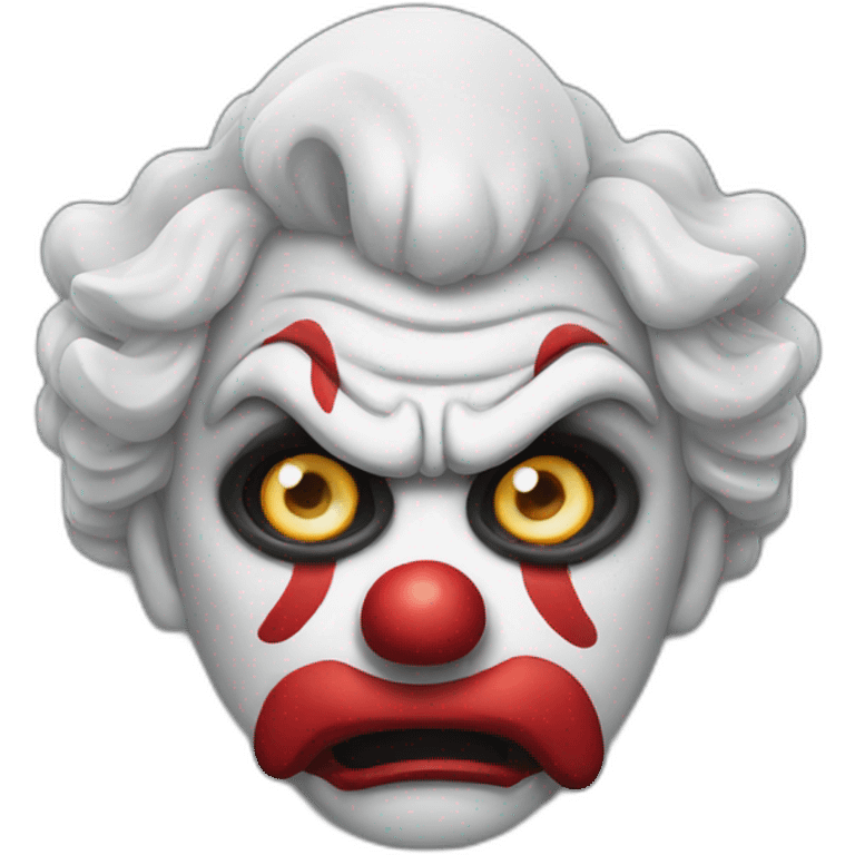 angry clown emoji