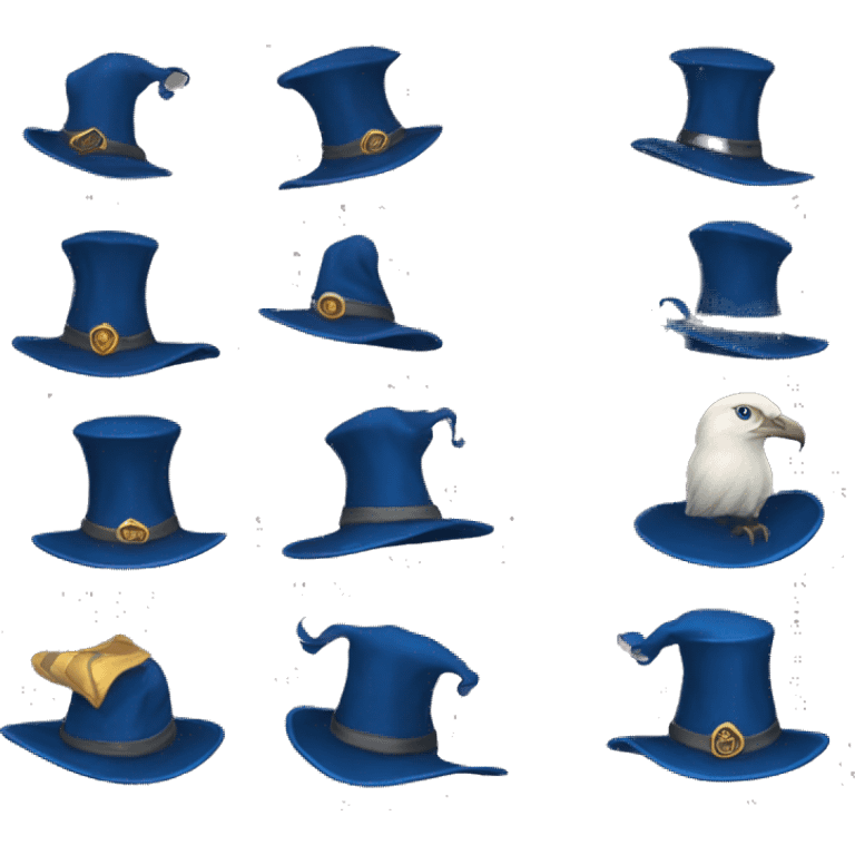 magican hat ravenclaw emoji