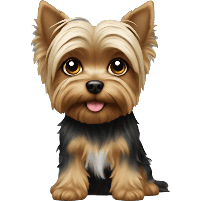 Cute Yorki  emoji