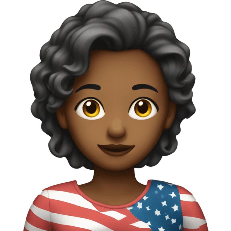 girl USA emoji