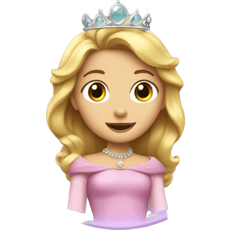 Princess inside a bubble emoji