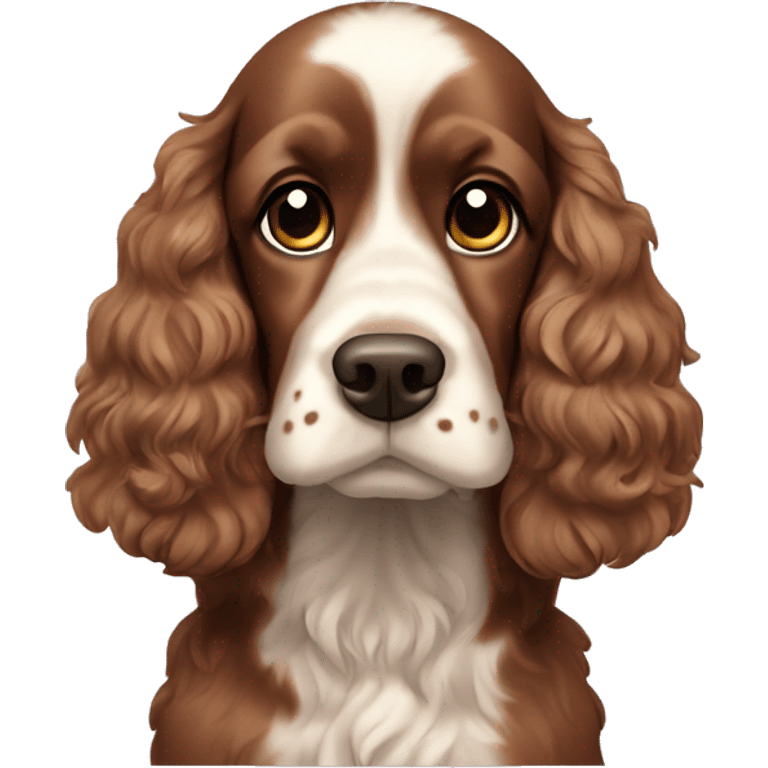 Show cocker spaniel emoji