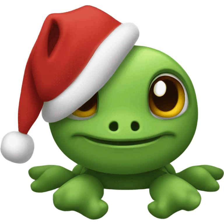 tutle with christmas vibe emoji