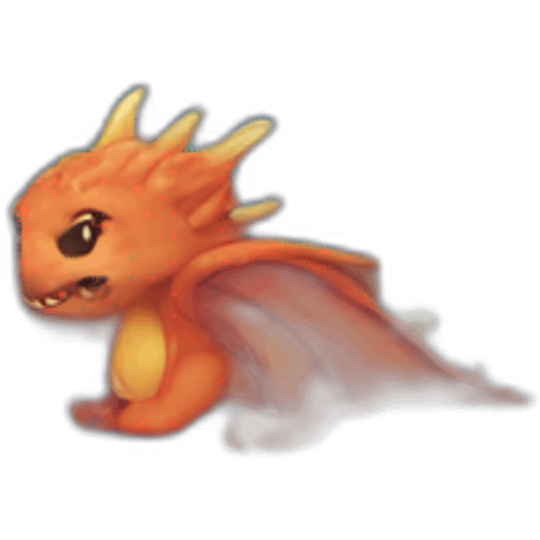 Cute dragon universe emoji