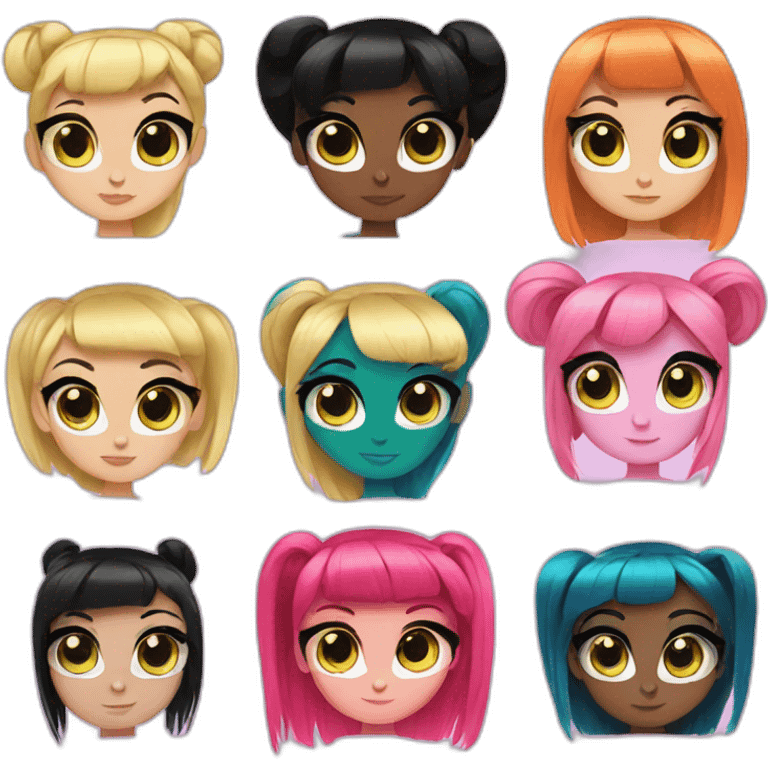 powerpuff girls emoji