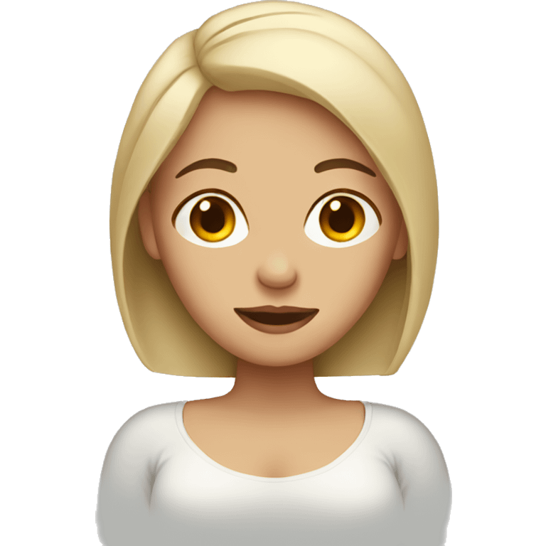 White pregnant woman  emoji