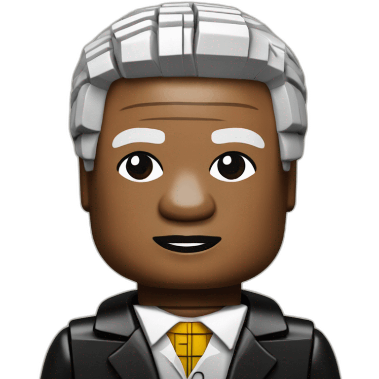 Lego Nelson Mandela emoji