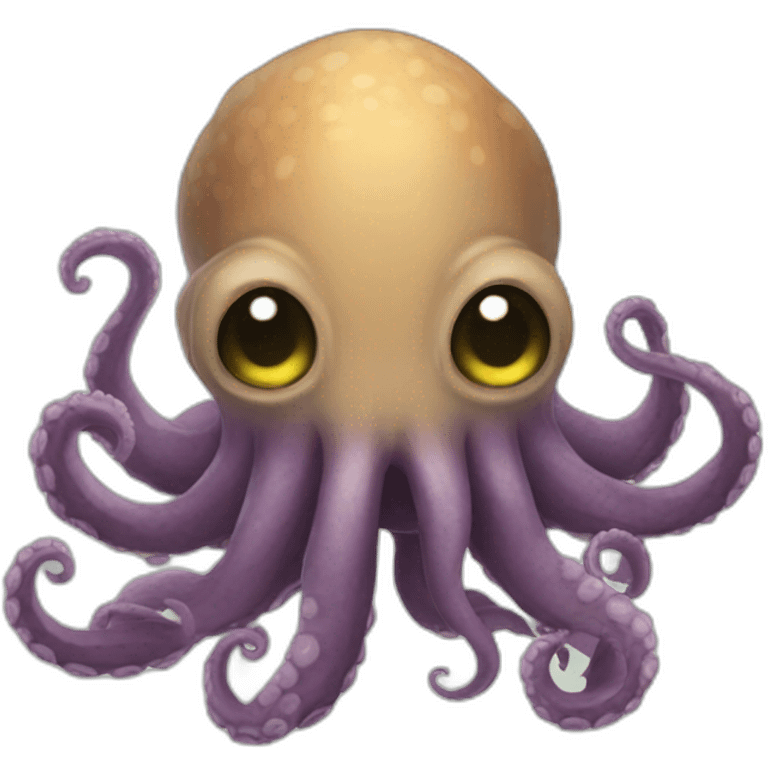 cute kraken emoji