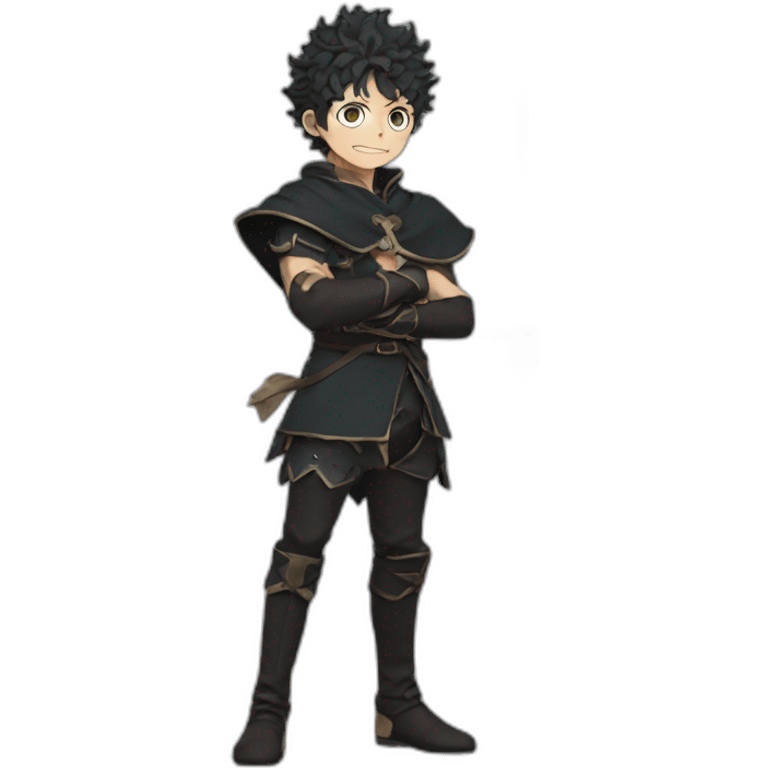 Black clover Asta emoji