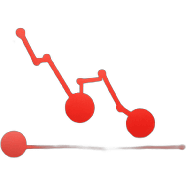 chart decreasing red diagram not stonks emoji