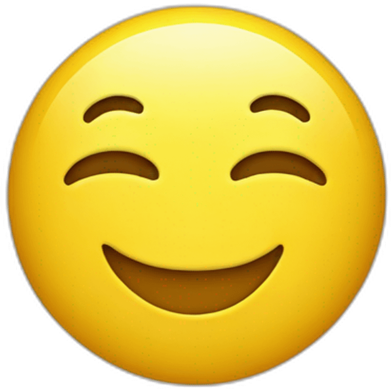 happy yellow face emoji