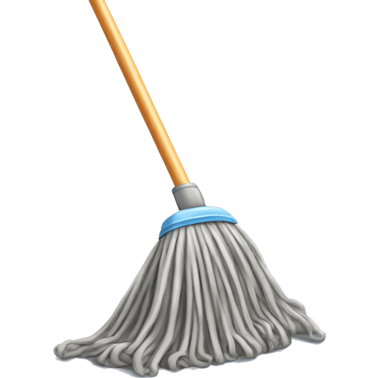 Isolated realistic house mop emoji