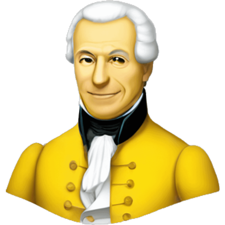 Alessandro volta as a yellow smiley emoji emoji