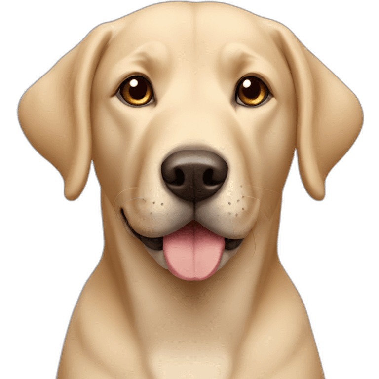 dog, mix labrador retriver emoji