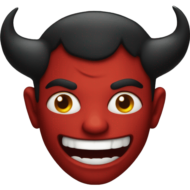 Devil black colour  emoji