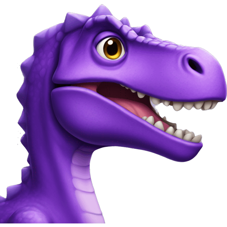 Purple Dinosaurier  emoji