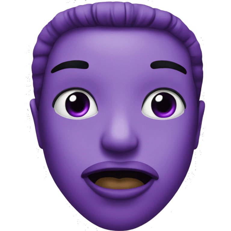 Purple kiss  emoji