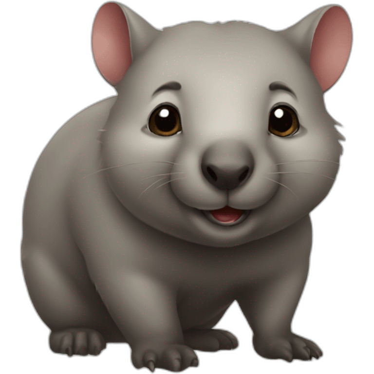 Cute wombat emoji