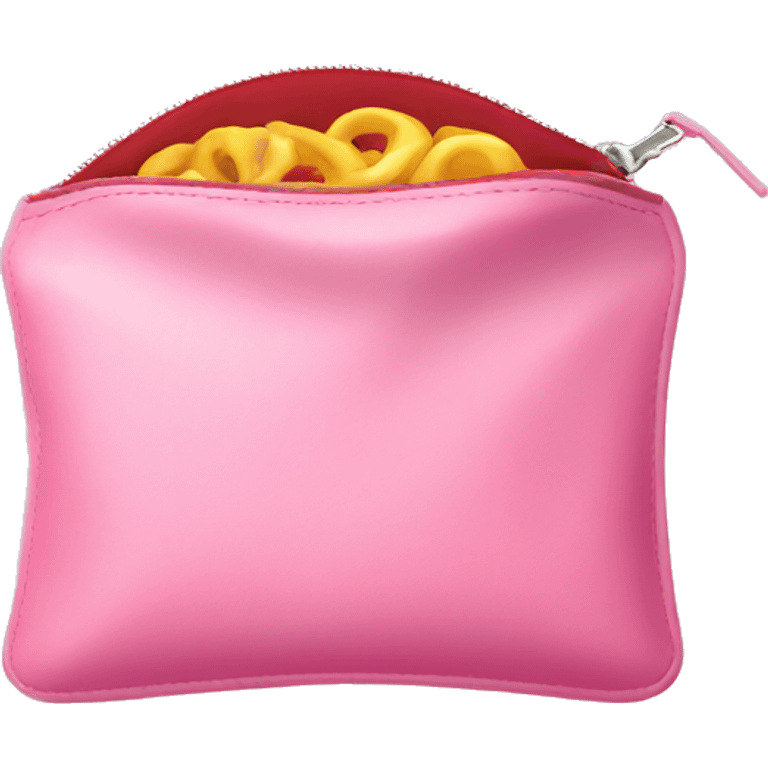 Pink pouch emoji